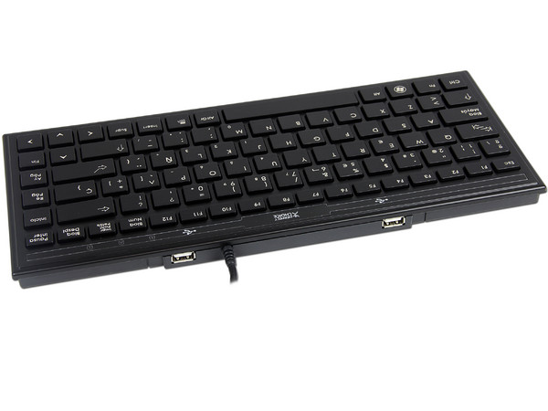 Teclado Compacto Perfect Choice Extend con Hub USB de 2 Puertos.