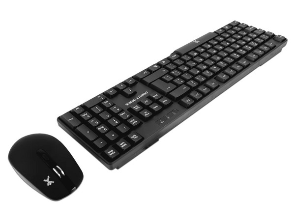 Kit de Teclado y Mouse óptico inalámbrico Perfect Choice PC-200994, antiderrames, USB.
