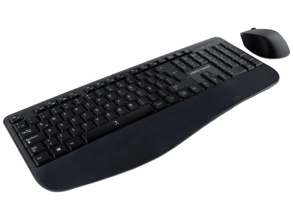 Teclado y Mouse inalámbricos Perfect Choice , USB, Español, Mouse de hasta 1200 DPI. Color Negro.