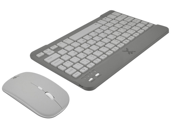 Kit Teclado y Mouse Inalámbricos Perfect Choice Genova PC-201250, Bluetooth. Color Negro.