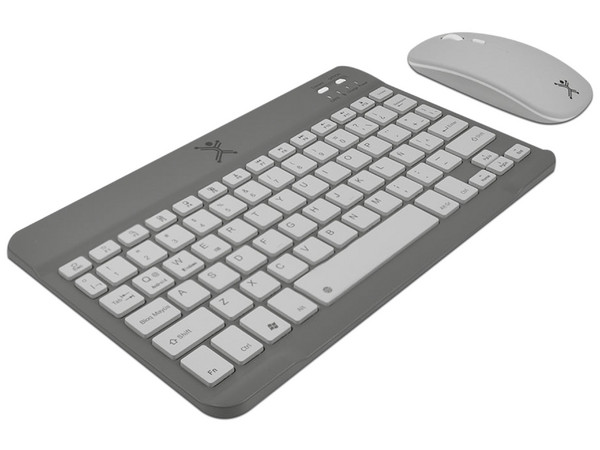 Kit Teclado y Mouse Inalámbricos Perfect Choice Genova PC-201250, Bluetooth. Color Negro.