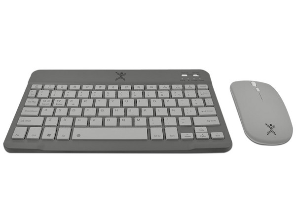 Kit Teclado y Mouse Inalámbricos Perfect Choice Genova PC-201250, Bluetooth. Color Negro.