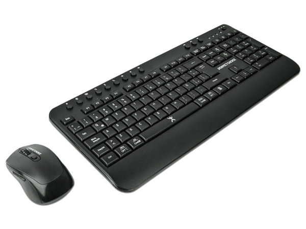 Kit Inalámbrico PERFECT CHOICE Keyvance PC-201434, Teclado y Mouse Ergonómicos.
