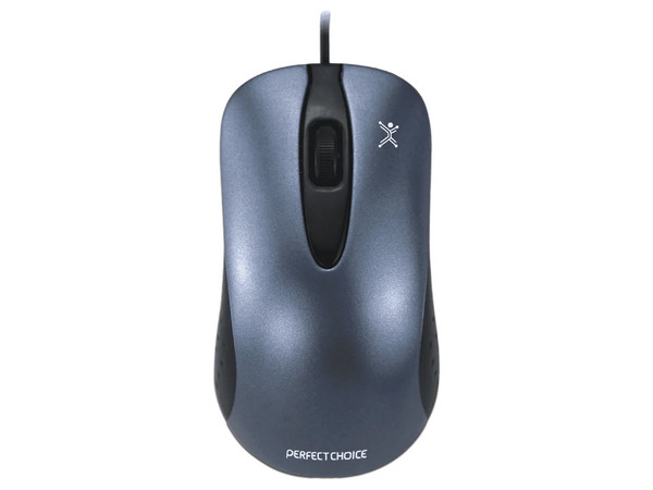 Teclado, Mouse y Audífonos Perfect Choice Combo para Oficina PC-201700 , USB, 3.5mm. Color Gris. (Teclado Versión en Español).
