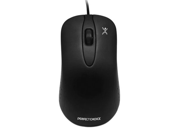 Kit Alámbrico Perfect Choice PC-201717, Incluye Teclado USB / Mouse Óptico USB / Diadema 3.5mm. Color Negro