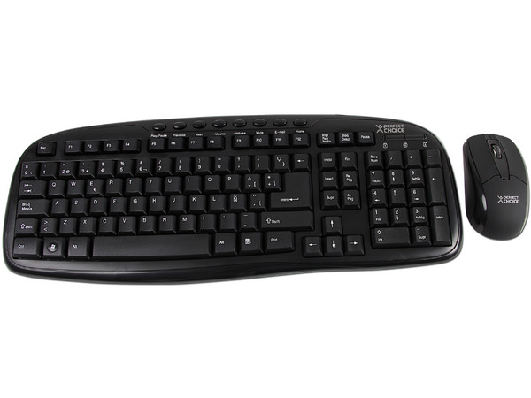 Kit 3 en 1 Balance Plus Perfect Choice de Teclado Multimedia, Mouse Óptico y Bocinas.