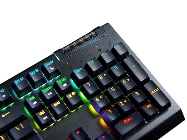 Teclado Gamer Mecánico Razer BlackWidow V4 X, iluminación RGB, Switches amarillos, USB, Color Negro.