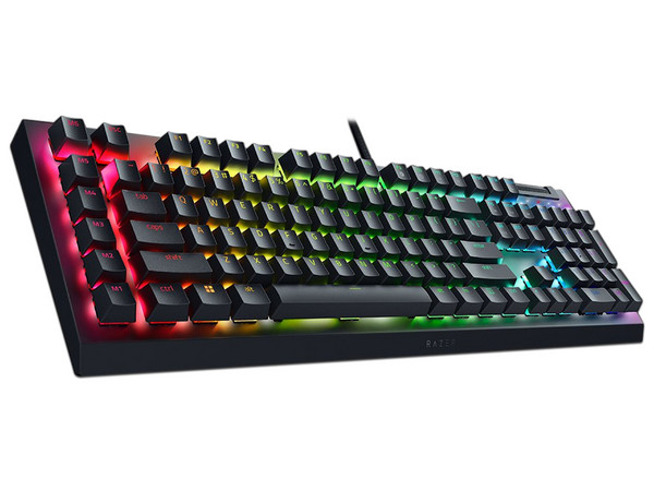 Teclado Gamer Mecánico Razer BlackWidow V4 X, iluminación RGB, Switches amarillos, USB, Color Negro.