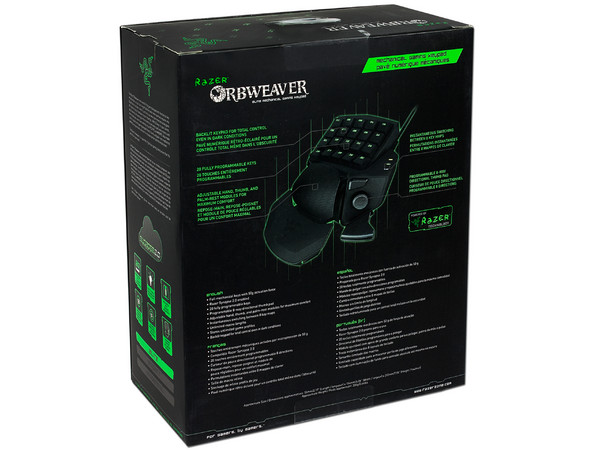 Teclado Gamer Razer Orbweaver, diseño ergonómico, 20 teclas programables.