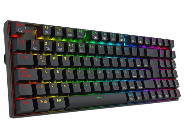 Teclado Inalámbrico Mecánico Redragon Ziggs K669, RGB Chroma, USB. Color Negro. (Versión en Español).