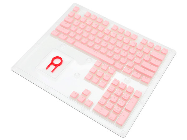 Set de Keycaps Redragon Scarab A130P-SP, 105 Teclas. Color Rosa.