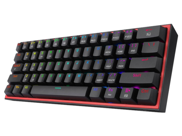 Teclado Gamer Mecánico Redragon FIZZ PRO K616-RGB B, RGB, Bluetooth, USB, Color Negro.