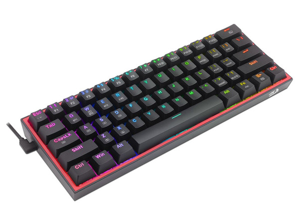 Teclado Gamer Mecánico Redragon FIZZ PRO K616-RGB B, RGB, Bluetooth, USB, Color Negro.