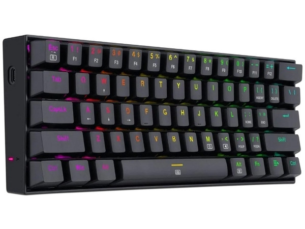 Teclado Mecánico Gamer Redragon Dragonborn, RGB, USB.