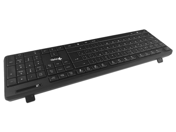 Teclado inalámbrico Stylos STPTEC4B, USB. Color Negro.