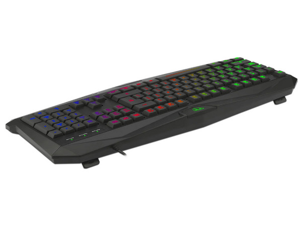 Teclado Gamer T-Dagger Tanker T-TGK106, Iluminación RGB, USB. Color Negro. (Versión en Español).