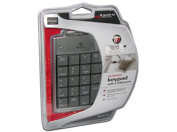 Teclado Numérico Targus para Laptop, USB.