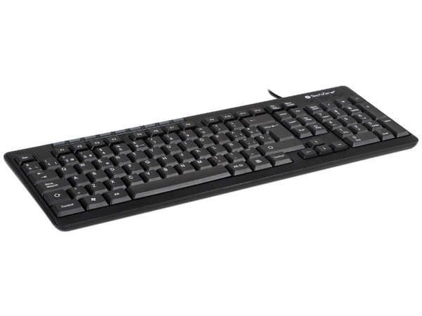 Teclado y Mouse TechZone TZ19COMB01-LA, USB, Color Negro.