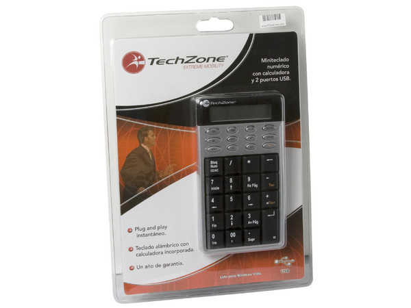 MiniTeclado Numérico TechZone, USB