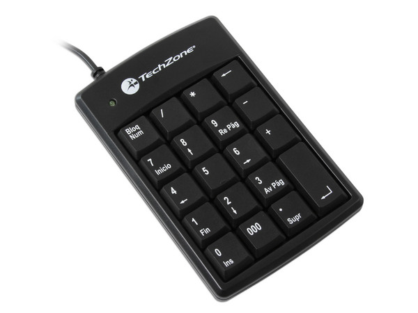 Teclado Numérico TechZone, USB 