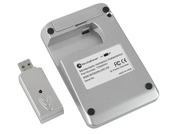 MiniTeclado Numérico inalámbrico TechZone, USB