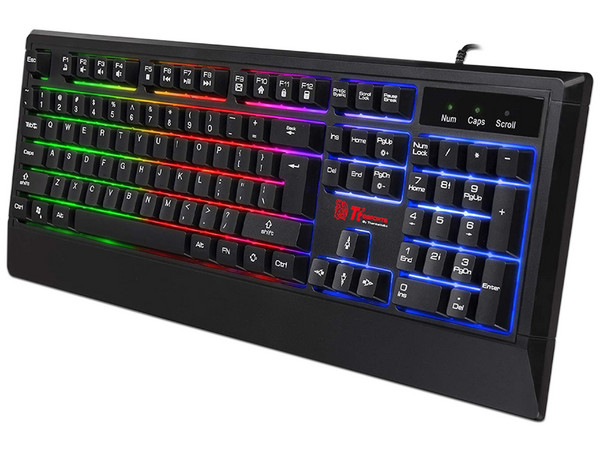 Kit Gamer de Teclado y Mouse Thermaltake Challenger Combo RGB, USB.