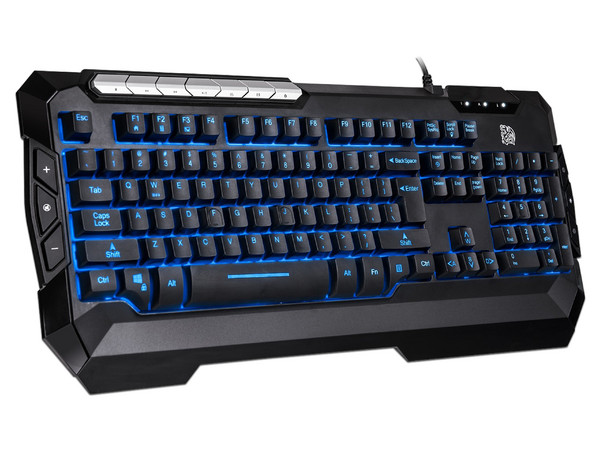 Kit Gamer de Teclado y Mouse Thermaltake Ttesports Commander Combo V2 RGB, USB.