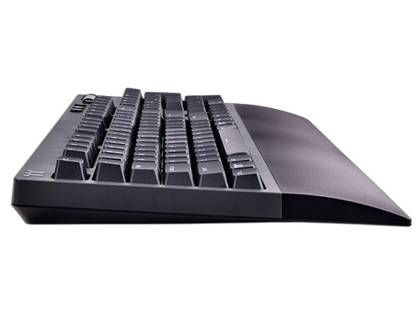 Teclado Mecánico Gamer Inalámbrico Thermaltake Cherry GKB-WOW-RDSNUS-01, Bluetooth, Wi-Fi, USB, Color Gris/Negro.