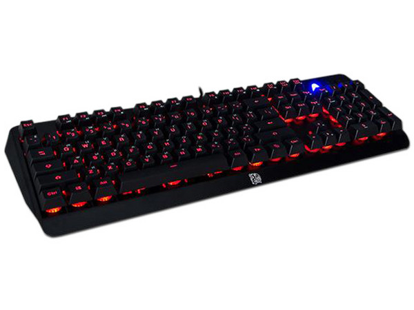 Teclado Mecanico Tt eSports Challenger Edge (en inglés), Teclas Retroiluminadas, USB.