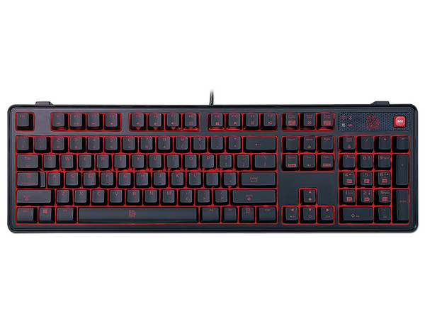Teclado Mecanico Tt eSports Meka Pro Cherry Blue (en inglés), Teclas Retroiluminadas, USB.