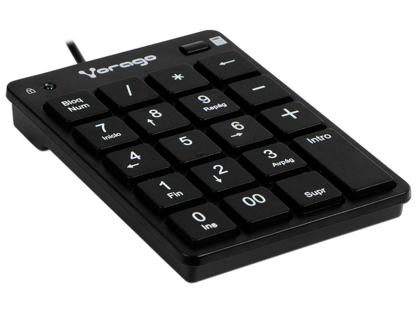 Teclado Numérico Vorago 105, USB.