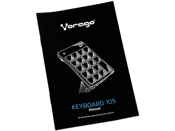 Teclado Numérico Vorago 105, USB.