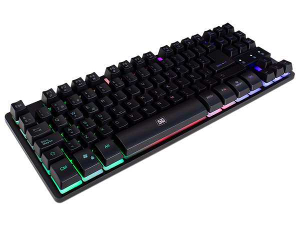 Teclado Gamer Vorago KB-503, RGB, USB. Color Negro. (Versión en Español)