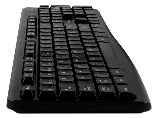Teclado inalámbrico Vorago KM-200 V2, USB. Color Negro. (Versión en Español).