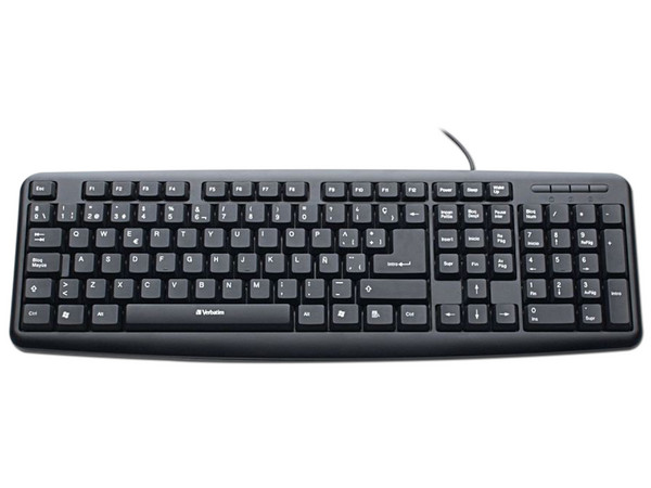 Teclado Estándar Verbatim 98121, USB.