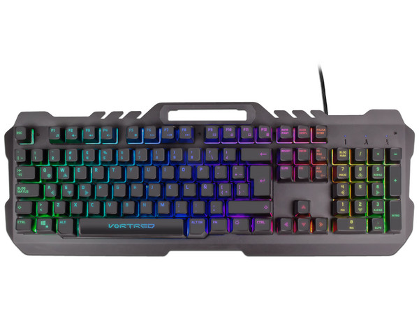 Teclado Gamer Vortred V-930426, USB. Color Negro.
