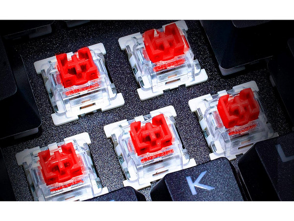 Teclado Mecánico Gamer Yeyian Flare 2000 RGB, USB, Switch Rojo.