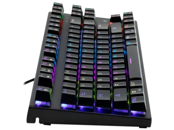 Teclado Mecánico Gamer Yeyian Spark 2000 RGB, USB. Switch Azul.