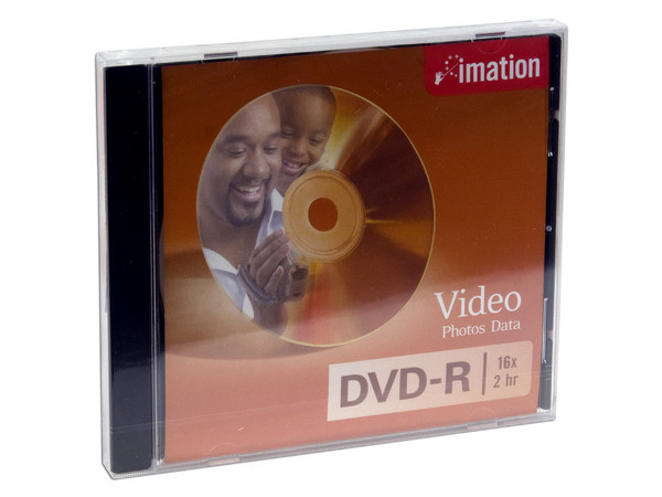 Paquete de 10 DVD-R Imation de 4.7GB /16X en caja
