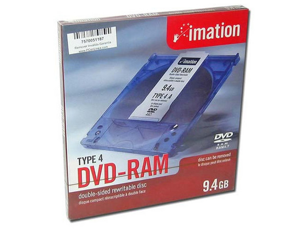 DVD-RAM Imation, 9.4GB, 1 pieza.