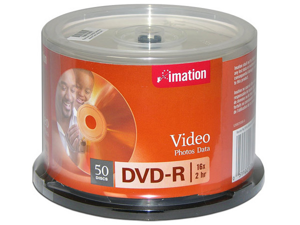 Paquete de 50 DVD-R Imation de 4.7GB / 16X