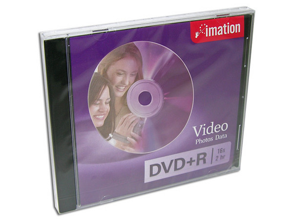 DVD+R Imation, 4.7GB, 16X, 1 pieza.