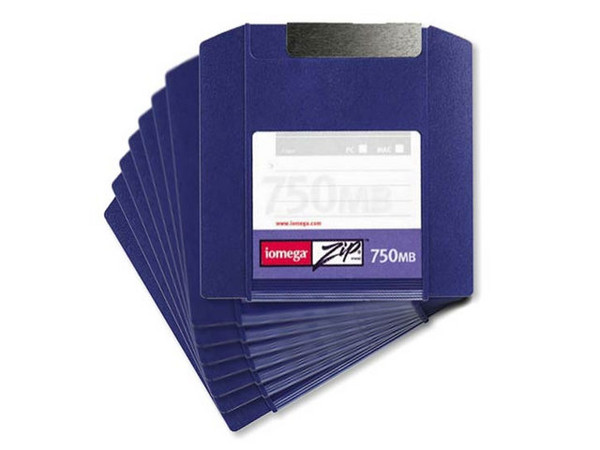Paquete de 8 Discos ZIP de 750MB para PC y MAC