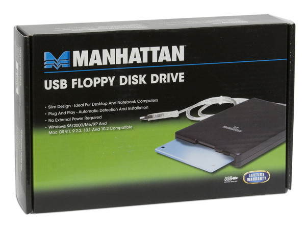 Unidad de Diskettes (Floppy Drive) Manhattan. Externa. Interfase USB