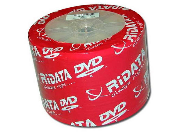 Paquete de 50 DVD-R Ridata de 4.7GB / 8X
