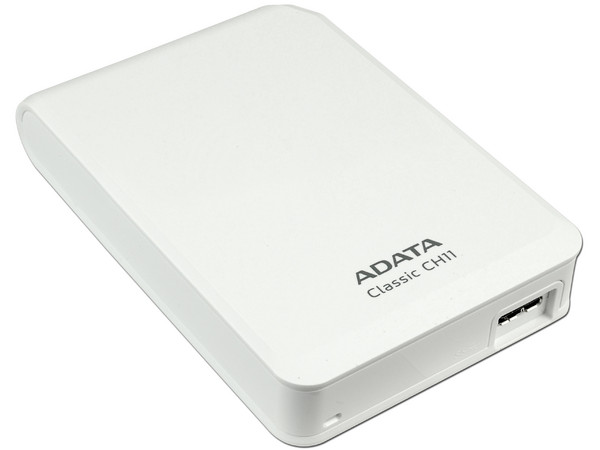 Disco Duro Portable ADATA Classic CH11 de 750GB, USB 3.0. Color Blanco