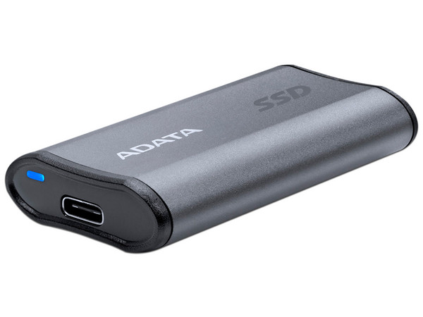 Unidad de Estado Sólido Portátil ADATA Elite SE880 de 2TB, USB-C 3.2 Gen 2x2. Color Gris.