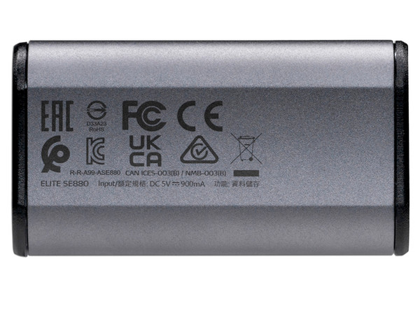 Unidad de Estado Sólido Portátil ADATA Elite SE880 de 4TB, USB-C 3.2 Gen 2x2. Color Gris.