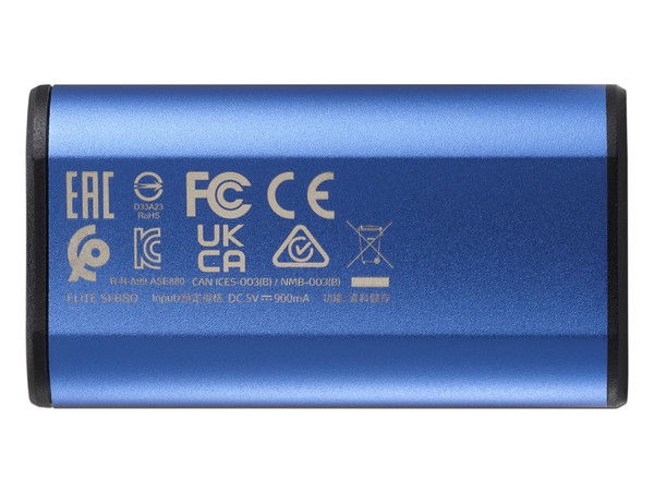 Unidad de Estado Sólido Externo ADATA SE880 de 500GB, USB-C 3.2. Color Azul