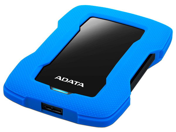 Disco Duro Portátil Adata HD330 de 1 TB, USB 3.1, Color Azul.